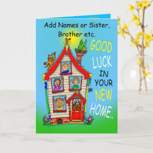 Carte Bonne nouvelle maison