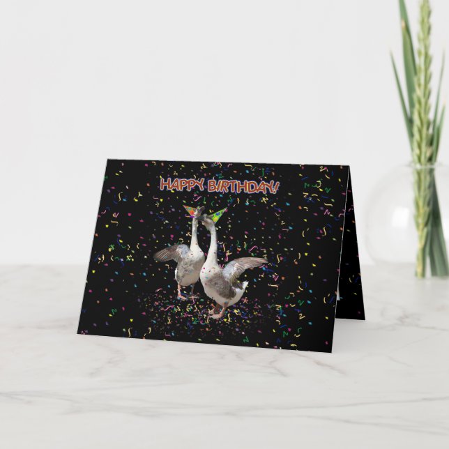 Carte Bonne Oie d'anniversaire (Devant)