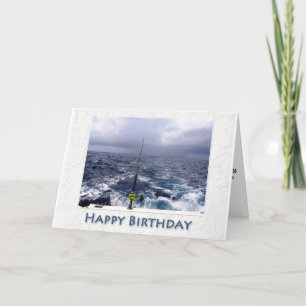 Carte Bonne pêche d'anniversaire