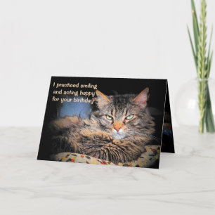 Carte Bonne pratique pour votre anniversaire. Je le déte