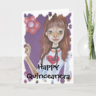 CARTE BONNE QUINCENERA