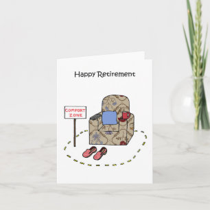 Carte Bonne retraite Humoristique fauteuil