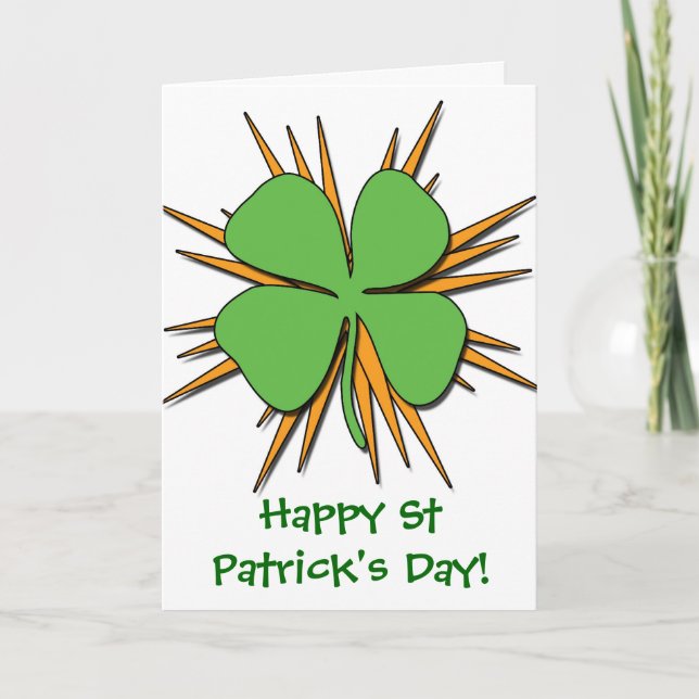 Carte Bonne Saint Patrick ! (Devant)