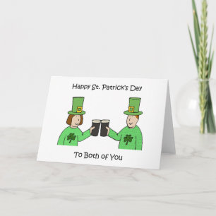 Carte Bonne Saint Patrick pour vous deux