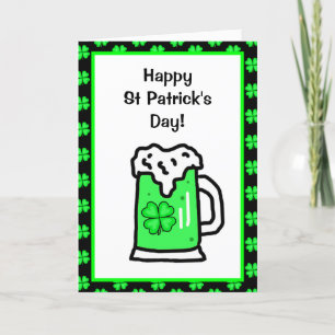 Carte Bonne Saint Patrick, préparez-vous à trébucher