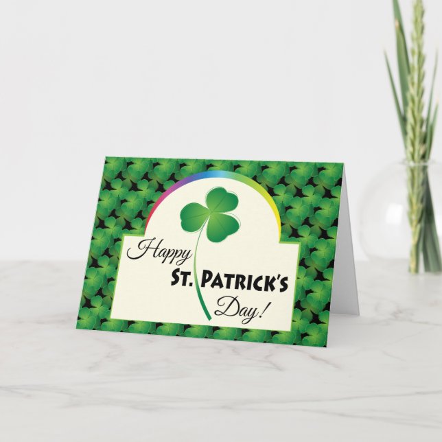 Carte Bonne Saint Patrick's Day (Devant)