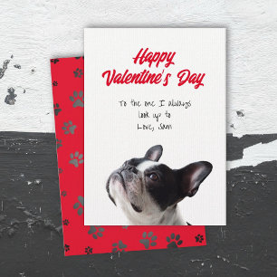 Carte Bonne Saint Valentin Boston Terrier Card