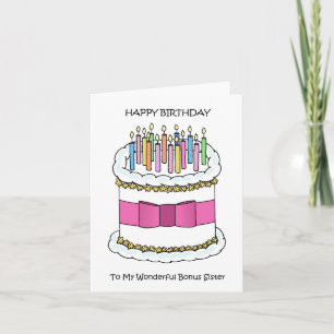 Carte Bonne Soeur Bonus Anniversaire