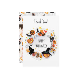 Carte Bonne soirée d'Halloween