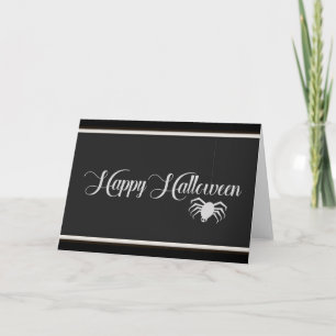 Carte Bonne typographie d'Halloween