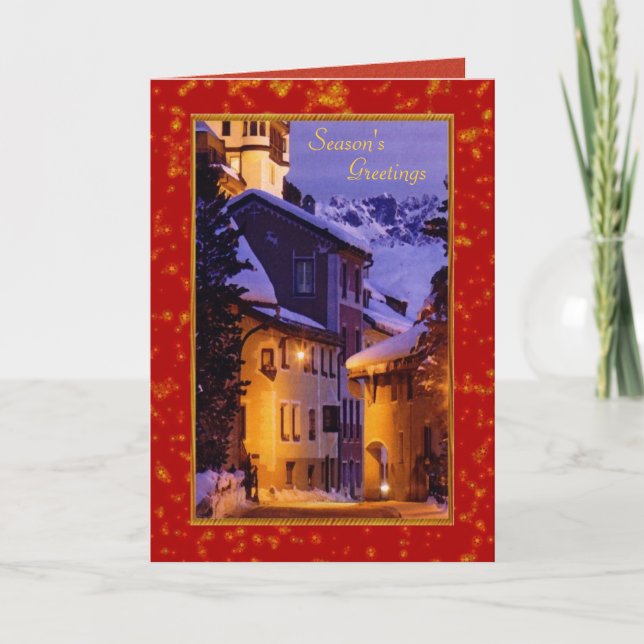 Carte Bonnes Fêtes (Devant)