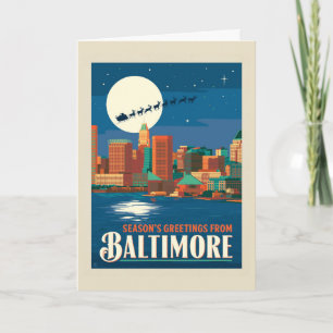 Carte Bonnes Fêtes de Baltimore