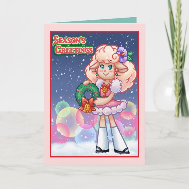 Carte Bonnes Fêtes (fete. Merry Bell) (Devant)