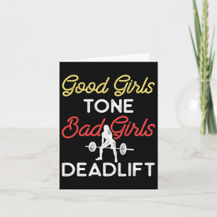 Carte Bonnes Filles Tone Mauvaises Filles Deadlift Bodyb