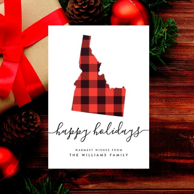 Carte BONNES VACANCES Chaleureuses De L'Idaho (Créateur téléchargé)