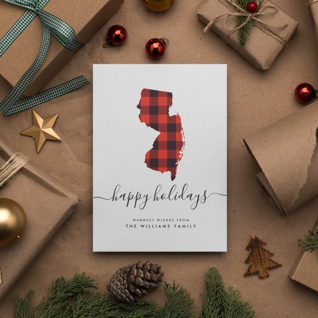 Carte BONNES VACANCES Chaleureuses Du New Jersey (Créateur téléchargé)