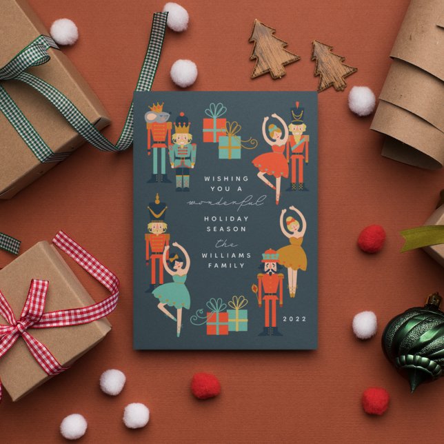 Carte BONNES VACANCES Le Ballet Casse-Noisette (Créateur téléchargé)