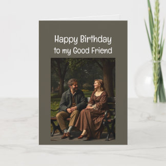 Carte Bons amis Amour d'anniversaire