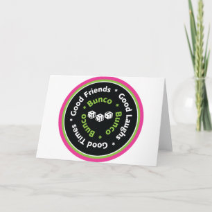 Carte bons amis de bunco