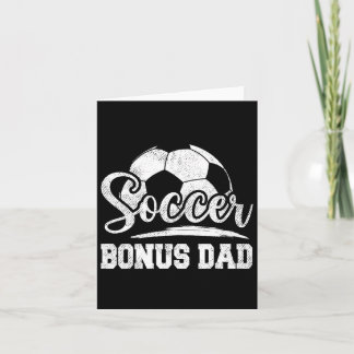 Carte Bonus de soccer papa joueur de soccer Jour Père &#