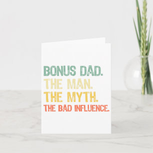 Carte Bonus Papa L'Homme Le Mythe La Mauvaise Influence 