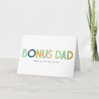 Carte Bonus Papa - Merci Pour Tout Ce Que Vous Faites