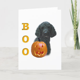 Carte Boo de caniche noir