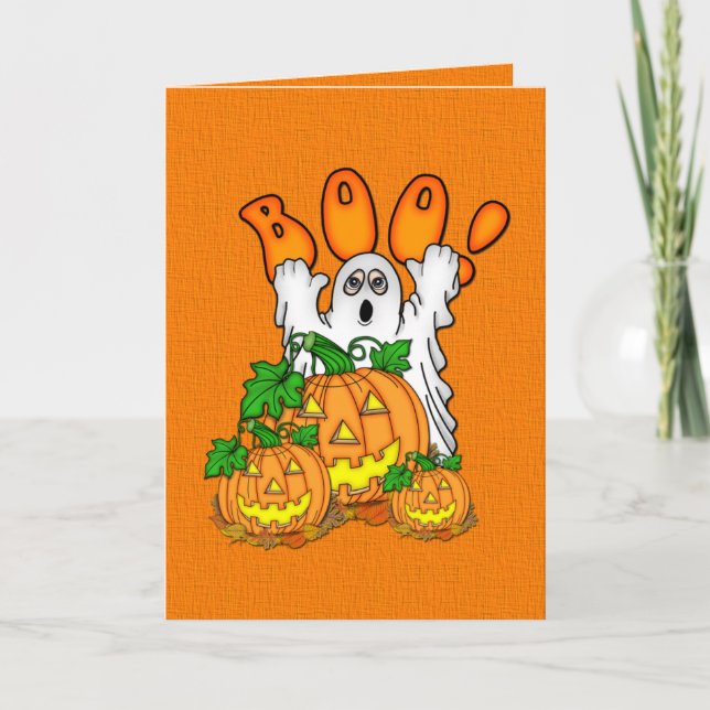 Carte Boo Halloween (Devant)