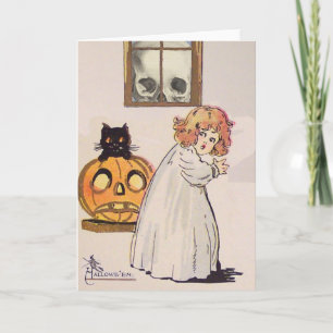 Carte Boogeyman (carte vintage de Halloween)