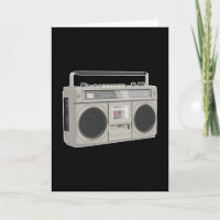 Boombox basse 80s musique rétro hip hop rap