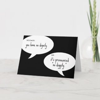 Carte boomer no diggity blague