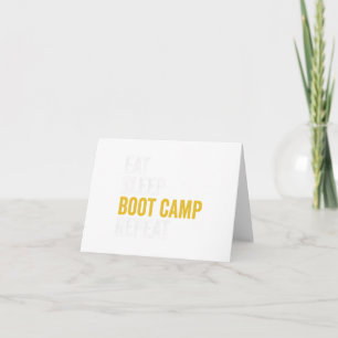Carte Boot Camp Militaire Bootcamp Fitness