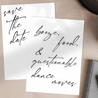 Carte Booze, Food & Questidable Dance Moves