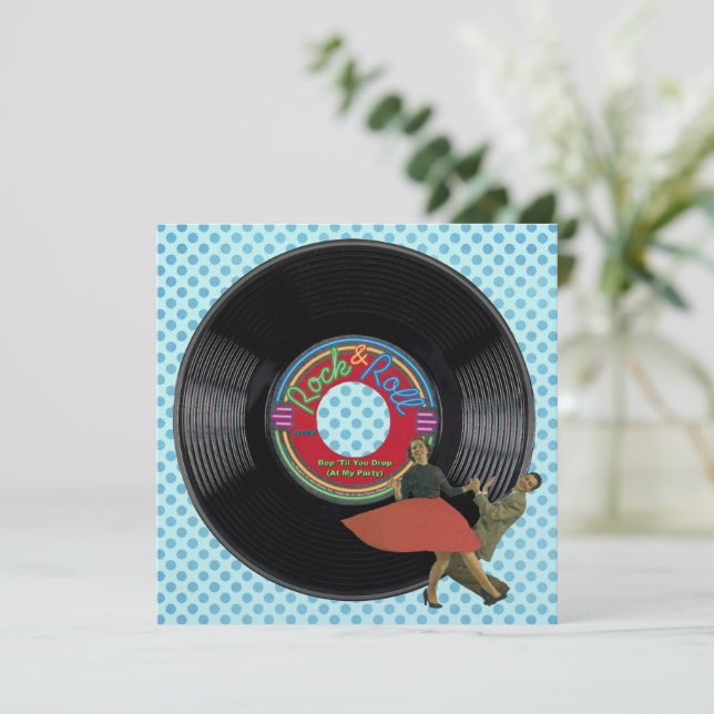Carte Bop 'Jusqu'à ce que tu laisses l'invitation (Debout devant)