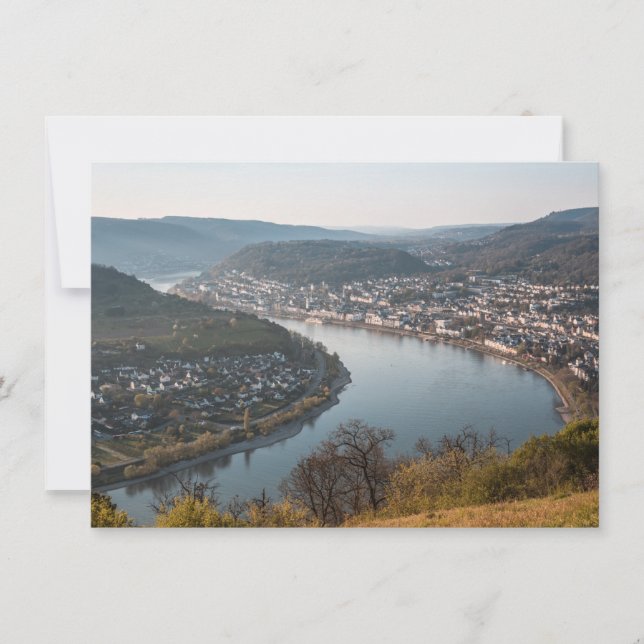 Carte Boppard Allemagne (Devant)