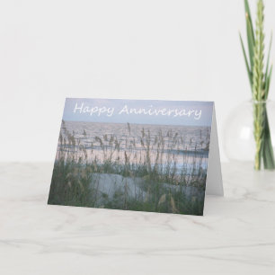 Carte Bord de la mer heureux d'anniversaire - à la maman