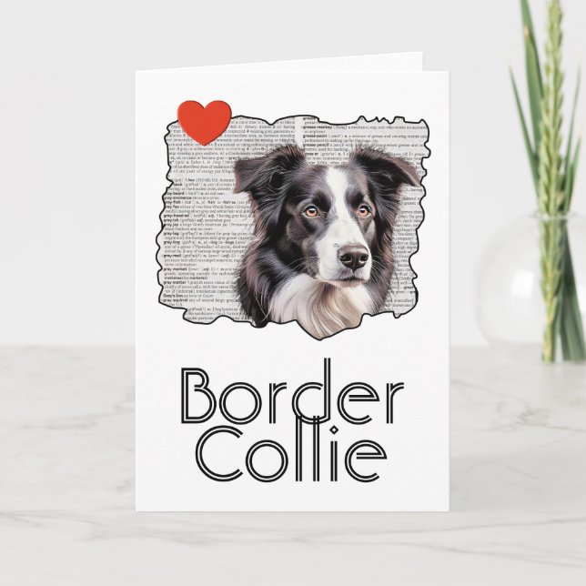 Carte Bordure Collie (Devant)