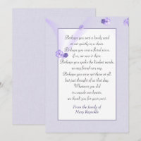 Bordure de lavande de Merci de sympathie