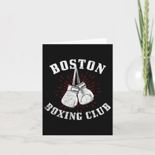 Carte Boston Boxing Club Gants de boxe en état de détres