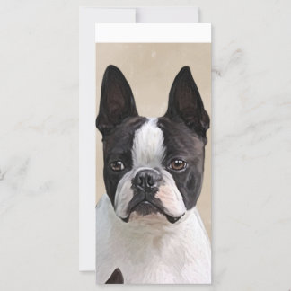 Carte Boston Terrier