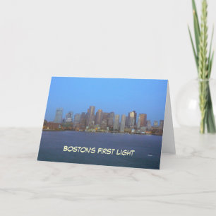 Carte Boston tôt--carte vierge