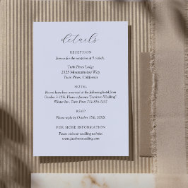 Carte Botanique Mariage sur mesure