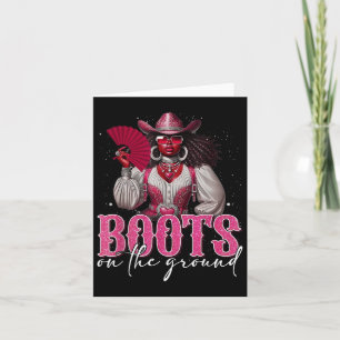 Carte Bottes Sur Le Sol JunetDix Black Cowgirl Weste