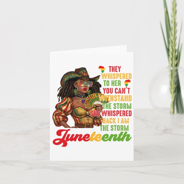 Carte Bottes Sur Le Terrain Black Power Cowgirl JunetDix (Devant)