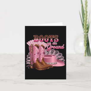 Carte Bottes Sur Le Terrain, Boot Cowboy Western Country