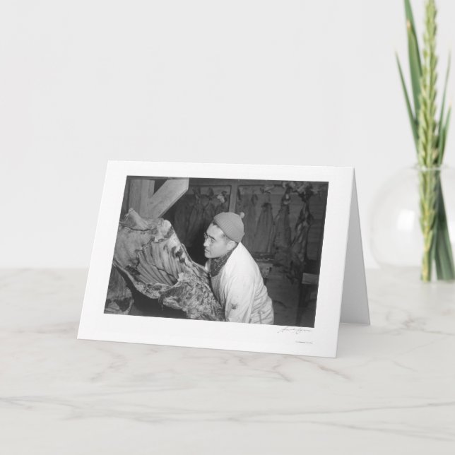 Carte Boucherie, (J.S. Yonai) 1943 (Devant)