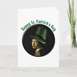Carte Boucle d'oreille Trèfle Saint-Patrick