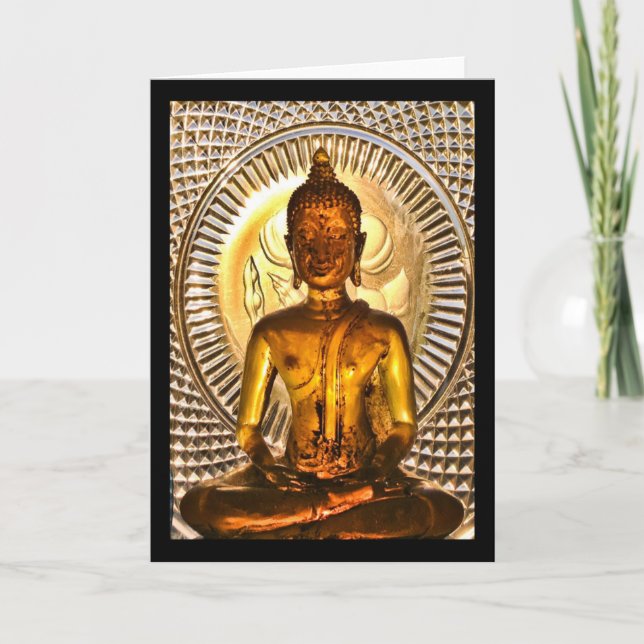 Carte Bouddha brillant (Devant)