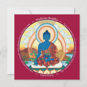 Carte Bouddha de médecine CARD - avec enveloppe