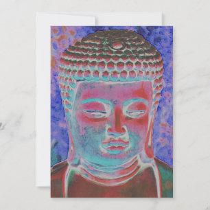 Carte Bouddha du kaléidoscope peint